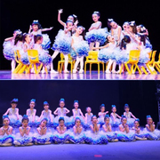 六一儿童节表演服幼儿园蓬蓬裙女童舞台演出亮片纱裙幼儿舞蹈服装
