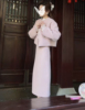 新中式轻国风粉色斗篷毛呢外套，女2024秋冬短款呢子，大衣半身裙套装