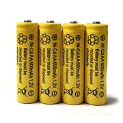 镍镉电池 5号AA600mAh 1.2V 充电电池 草坪灯 去球器  电动玩具等