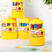 桶装油画棒儿童涂鸦彩笔套装创意可爱彩笔，环保蜡笔奖品礼物