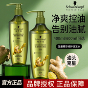 施华蔻生姜洗发水控油止痒蓬松柔顺油性深层清洁舒缓清新洗发露