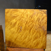 楠木料黄花梨水波纹树瘤花实木木块底座干泡台木托雕刻料木板