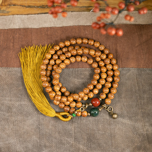 原创凤眼菩提子项链手串女个性，设计108颗珠串佛珠，念珠挂饰手链男