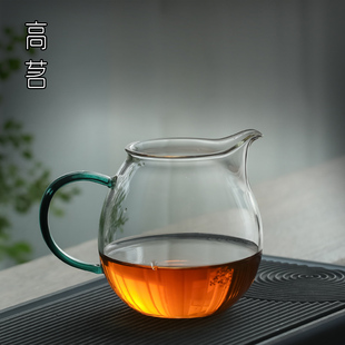 小号公道杯玻璃加厚耐热功夫茶，分茶器日式茶海小公杯匀杯家用茶具