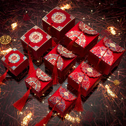 喜糖盒结婚高级感网红婚礼，礼盒糖果小袋子包装盒喜糖盒子