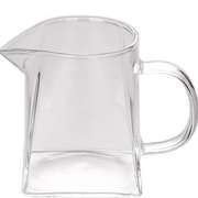 加厚玻璃公道杯大号耐热透明带把防烫分茶杯功夫茶具公杯茶道配件