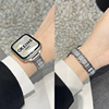 psnld适用iwatchs9/8表带金属苹果手表7/6手表带applewatch5/4替换带秋冬s9小众s8高级感se创意ultra女款