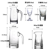 玻璃白酒分酒器 饭店用小酒壶扎壶白酒杯套装100ML红酒洋酒醒酒器