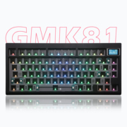 gmk81三模热插拔机械键盘套件，gasket蓝牙麻将，音静音屏幕diy客制化