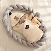 婴儿包被加e厚冬款新生儿用品抱被春秋纯棉初生宝宝襁褓包裹被外