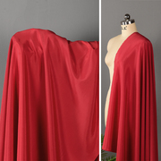 深红色有光丝棉面料 丝滑衬衫柔软天丝垂感连衣裙半裙里衬布料