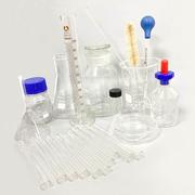 实验套装锥形烧瓶+胶头吸管，+烧杯+量筒试管化学玻璃器材一套