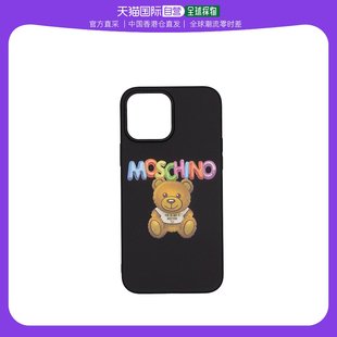 香港直邮潮奢 Moschino 女士iPhone 13 Pro Max手机壳