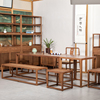 祥福观文系列大板茶桌椅组合简约茶台客厅家用茶几泡茶桌套装一体