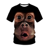 orangutan3dprintshortsleevet-shirt猩猩3d印花短袖男生t恤