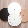 DIY钟表挂钟表盘配件 10寸12寸14寸圆形木纹板钟表盘不含机芯指针