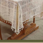 美式复古蕾丝桌布轻奢长方形，餐桌垫布法式田园，风茶几布小圆桌盖巾