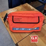 gx出品levis李维斯(李，维斯)38007-0055橙时尚中性，休闲手提斜跨小腰包