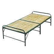 竹条竹板床e可折叠单人床1.2米简易加固出租屋床家用午休床工地床
