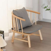 日式实木矮椅子靠背飘窗榻榻米座椅护腰茶室23厘米矮脚和室椅