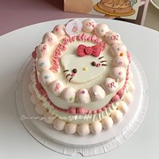 卡通儿童蛋糕装饰软胶kt猫，叮当猫摆件网红可爱生日装扮插件配件