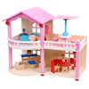 儿童生日礼物娃娃屋房子大型别墅套装女孩过家家diy玩具木屋家具
