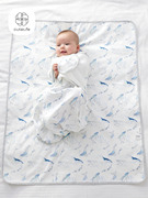 cutelife隔尿垫巾婴儿防水可洗宝宝尿布垫大尺寸透气纯棉四季通用