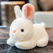 仿真小白兔毛绒玩具可爱兔子玩偶，安抚布偶娃娃女孩抱着睡公仔儿童