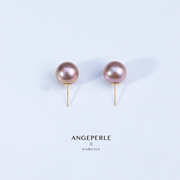 ANGEPERLE/天使之泪淡水珍珠18K金淡水珍珠耳饰11-12mm