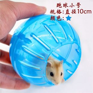 仓鼠跑步球带绳子透明户外牵引水晶球，外带笼球跑球玩具运动球