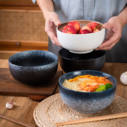 复古陶瓷泡面碗餐具面条碗家用单个大号拉面碗汤碗螺师粉专用大碗