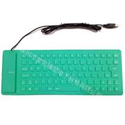 85键109键防水防尘软键盘，usb硅胶键盘便携静音有线键盘定制