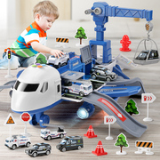 儿童玩具车模型2-3岁4宝宝仿真飞机惯性小汽车，男孩消防工程车套装