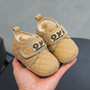 秋冬季一岁男宝宝棉鞋女软底学步鞋婴儿鞋子加绒6一12个月婴幼儿9