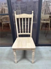 全实木餐椅欧式椅子美式乡村白色奶油风地中海风格定制黑色新中式