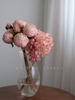 仿真花芍药玫瑰花束花艺套装客厅，装饰加花瓶欧式家居餐桌室内假花