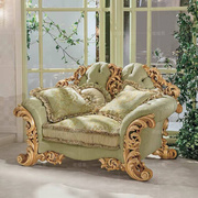 欧式别墅布艺沙发组合客厅家具，意大利大户型奢华实木雕花沙发定制