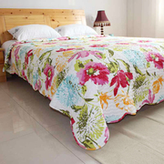 田园生活绗缝被床单床盖床垫单件夹棉被子可铺沙发多用途床上用品