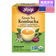 美国yogigreenteakombucha绿茶，康普茶16包042224