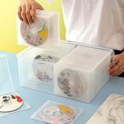 cd收纳盒家用dvd收纳碟片ps4/5光盘盒漫画专辑游戏碟整理收纳箱