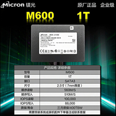 crucial  镁光m600 1t 512g硬盘