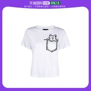香港直邮emporioarmani安普里奥·阿玛尼女士白色，t恤3k2t7k-2