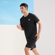 361运动套装男夏季健身服，休闲透气运动服，跑步男装运动裤训练服