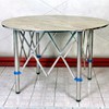 不锈钢桌腿支架折叠台架桌子脚铁艺餐台脚办公桌支架脚桌架子腿