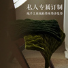 SE美式轻奢复椅垫沙发垫墨绿色手工缝纫丝绒凳子坐垫