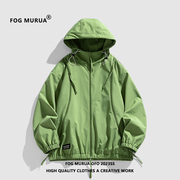 FOG MURUA春秋冲锋衣男女运动户外防风夹克登山服外套情侣潮