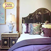 茱莉安法式新古典实木家用双人床欧式复古艺术手绘卧室婚床
