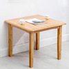 加厚楠竹方桌正方形简约餐桌，简易的小吃，饭桌实木四方桌子写字家用