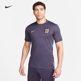 Nike耐克英格兰队客场球迷版男速干足球球衣夏拼接舒适FJ4272