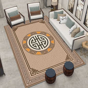 新中式地毯客k厅地毯现代简约地毯大面积卧室床边毯茶几家用